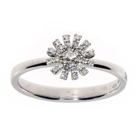 Anello Damiani Donna Margherita in Oro bianco Diamante 0.16 Ct 20072979 - 20072979